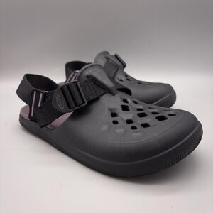 Chaco Sandals Womens Size 8 Black Chillos Slingback Clog Ventilated Water Shoes